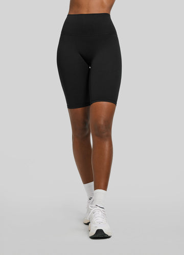 Jet Black Bike Shorts