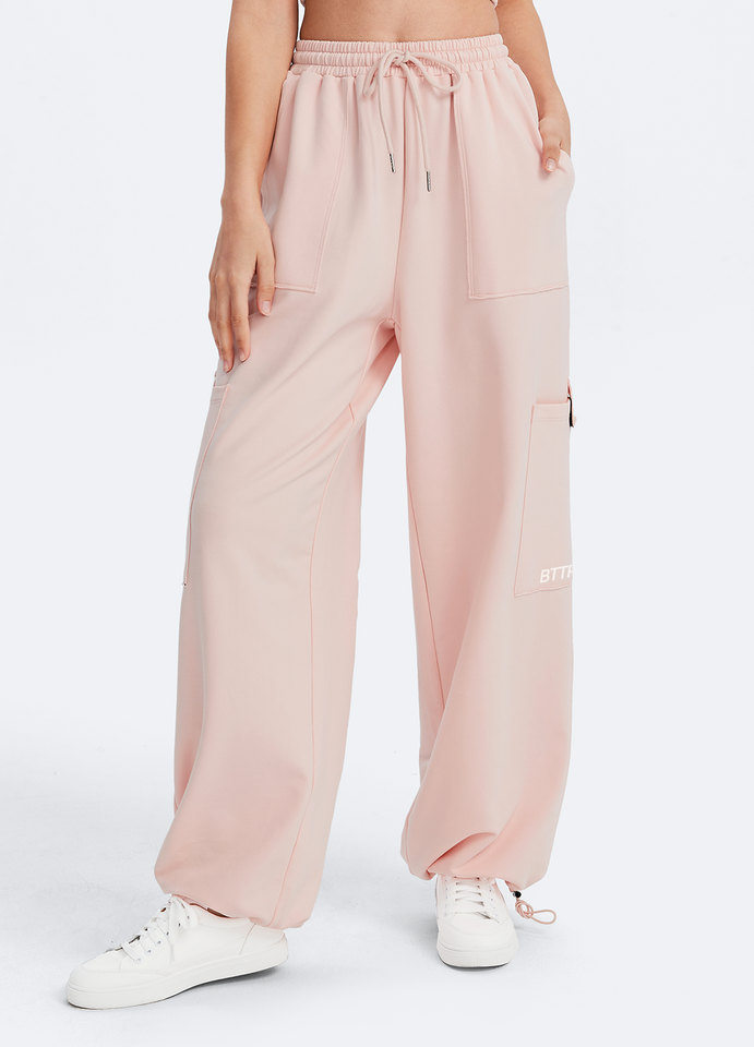 Casual Drawstring Waist Sweatpants