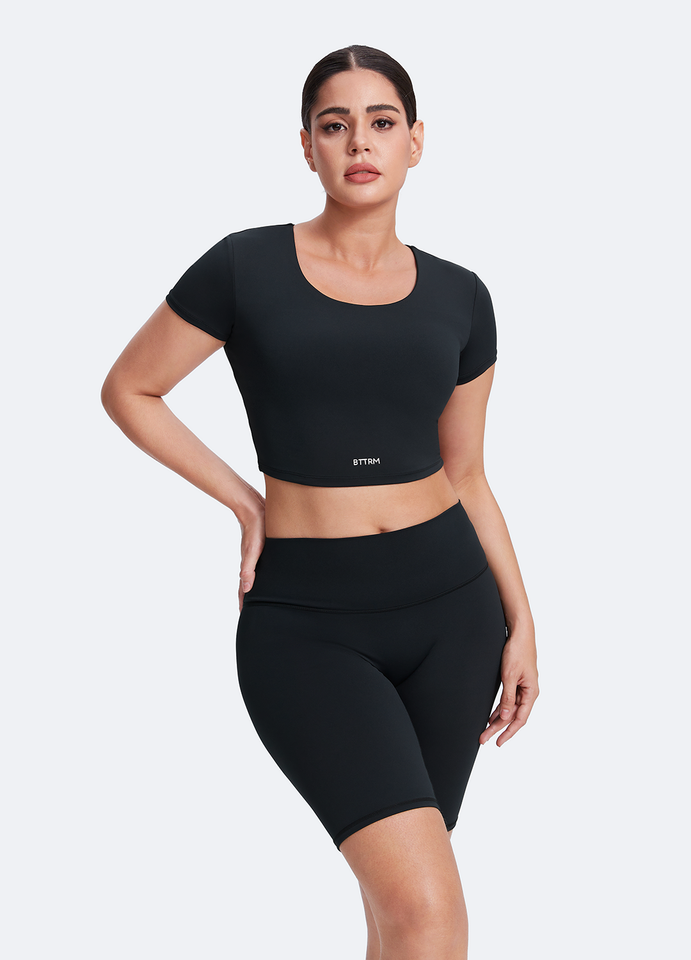 Round Neck Crop Top