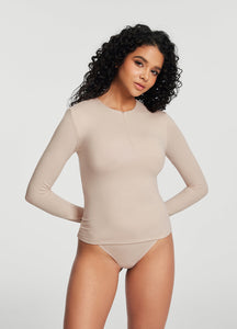 Quarter Zip Long Sleeve Top