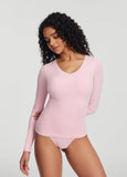 V-Neck Long Sleeve Top