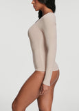 Scoop Neck Long Sleeve Top