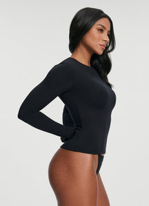 Quarter Zip Long Sleeve Top