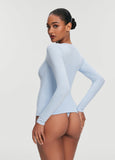 Scoop Neck Long Sleeve Top