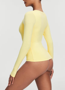 Scoop Neck Long Sleeve Top