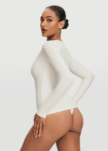 Scoop Neck Long Sleeve Top