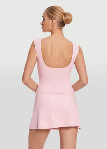 Open Back V-Neck Top