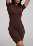 Closed-Back Shorts Catsuit