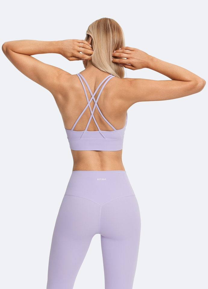 Lavender Strappy Back Top