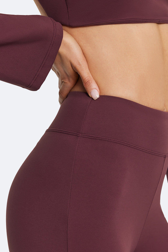 High-Waisted Flared Leggings