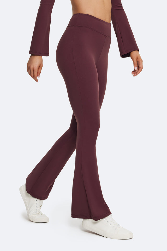 High-Waisted Flared Leggings