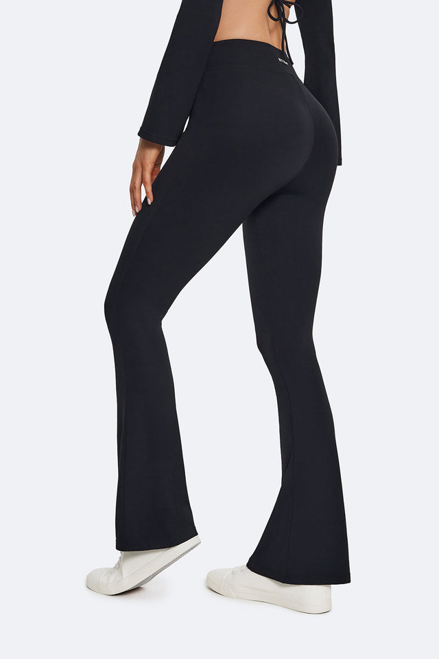 High-Waisted Flared Leggings