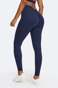 Ruched High-Waisted Leggings