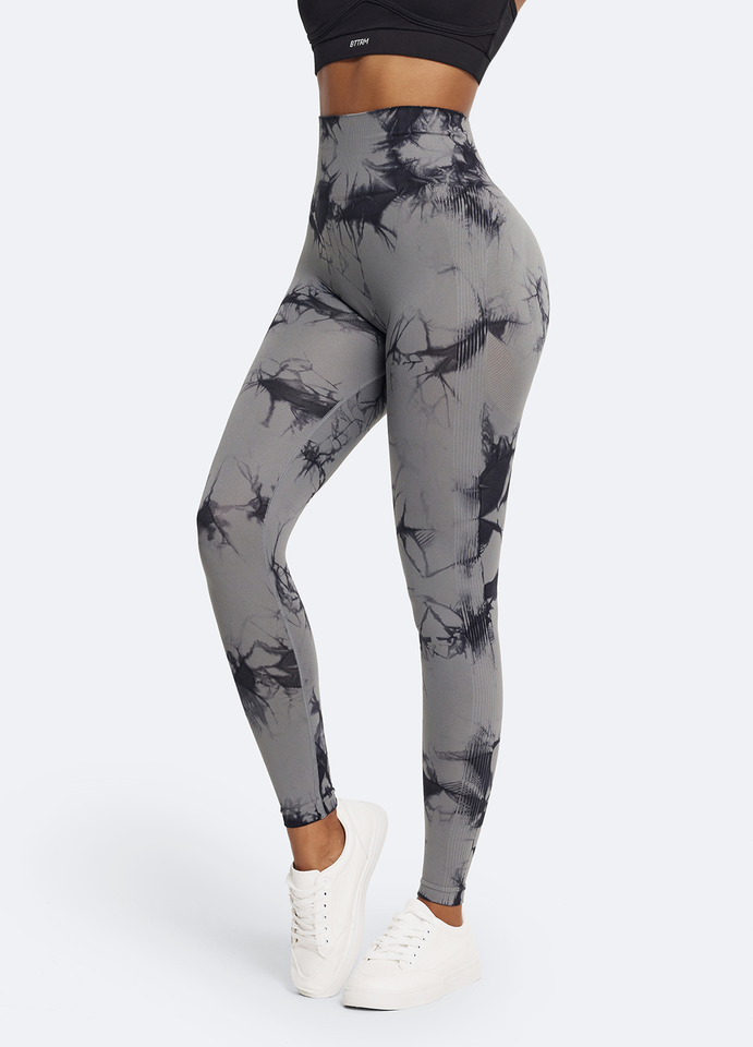 Tie Dye Leggings with Push-Up