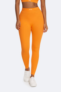 Ruched High-Waisted Leggings