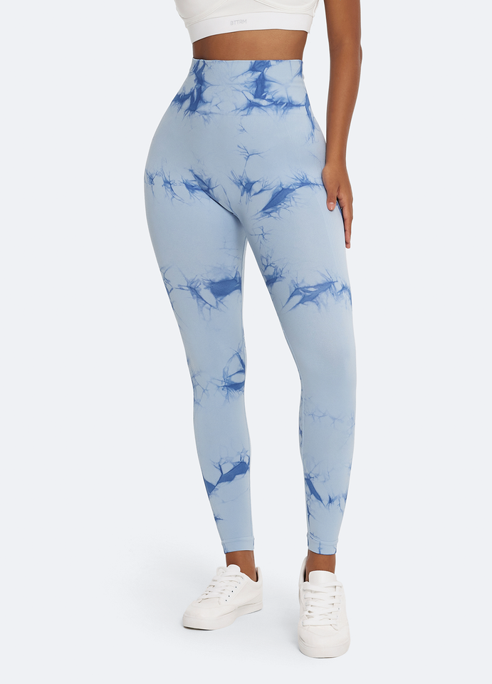 Tie Dye Leggings with Push-Up