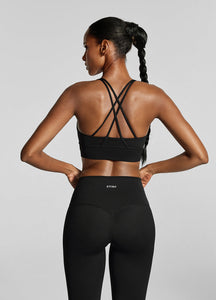 Jet Black Strappy Back Top