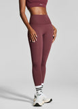 Burgundy ⅞ Leggings