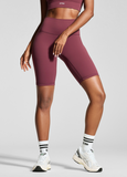 Burgundy Bike Shorts