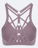 Dusty Pink Criss Cross Front Top