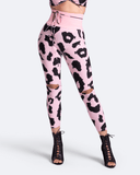 High-Rise Knee-Slit Leggings