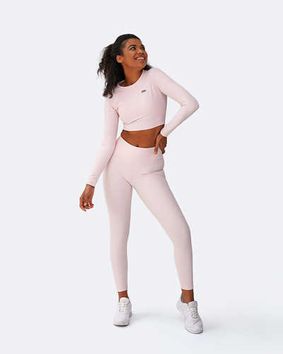 Pink Vanilla Cropped Long Sleeve