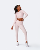 Pink Vanilla Cropped Long Sleeve