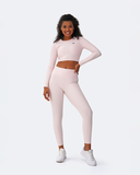 Pink Vanilla Cropped Long Sleeve