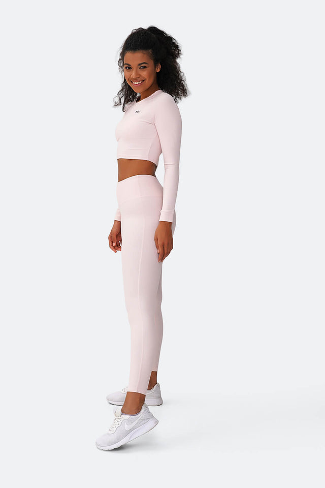 Pink Vanilla Cropped Long Sleeve