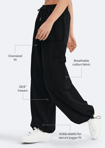 Casual Drawstring Waist Sweatpants