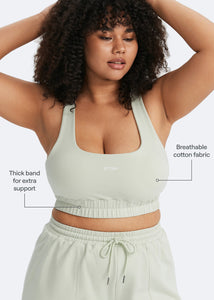 Scoop Neck Racerback Bra