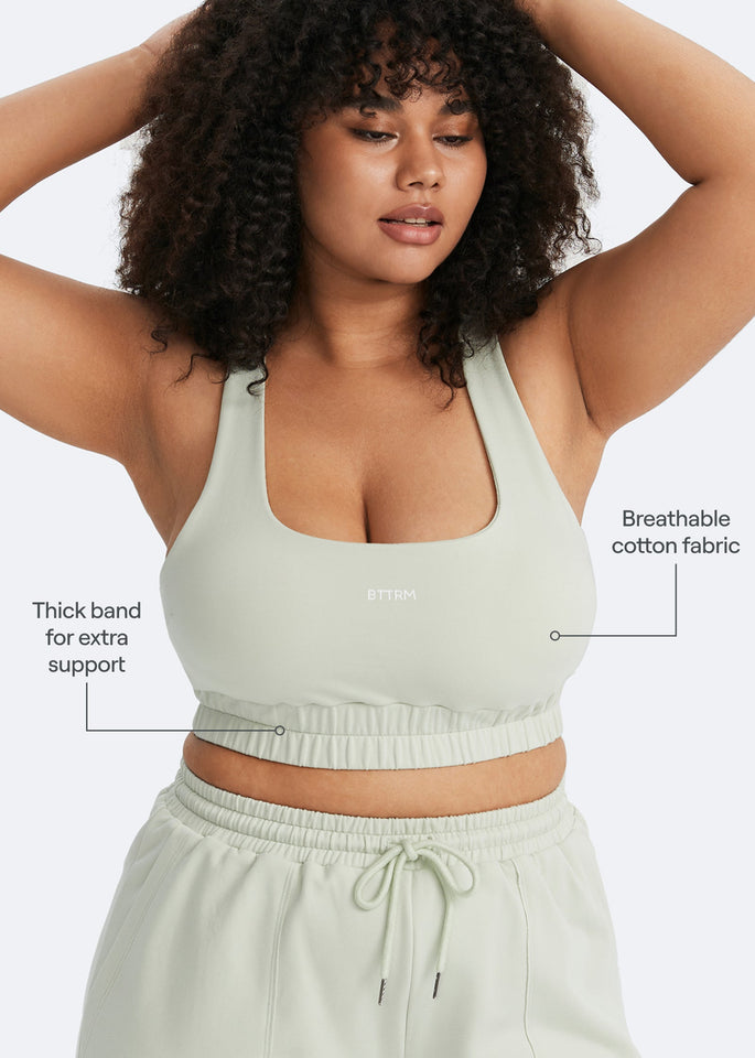 Scoop Neck Racerback Bra